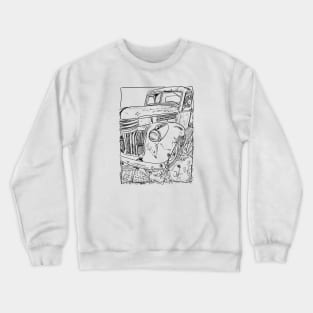 Junkyard study - truck 1 Crewneck Sweatshirt